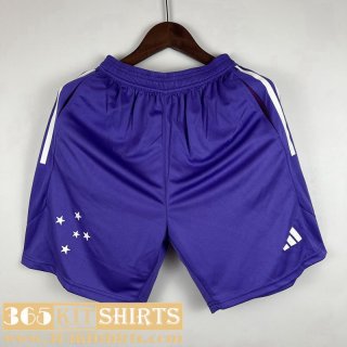 Football Shorts Cruzeiro Purple Mens 2023 2024 P238