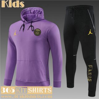KIT: Hoodie PSG Purple Kids 2023 2024 TK592