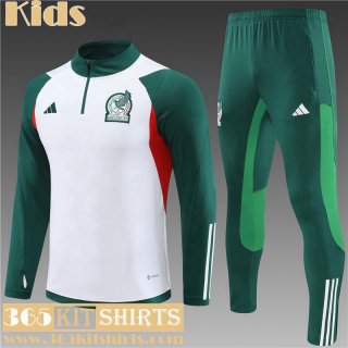KIT: Training Mexico White Kids 2023 2024 TK600