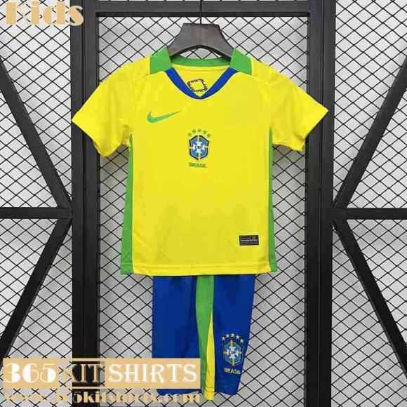 Football Shirts Brazil Home Kids 2025