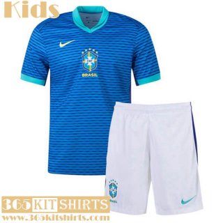 Football Shirts Brazil Away Kids 2024