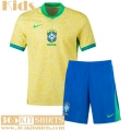Football Shirts Brazil Home Kids 2024