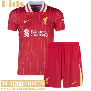 Football Shirts Liverpool Home Kids 2024 2025