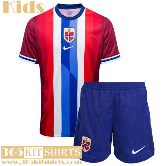 Football Shirts Norway Home Kids 2024