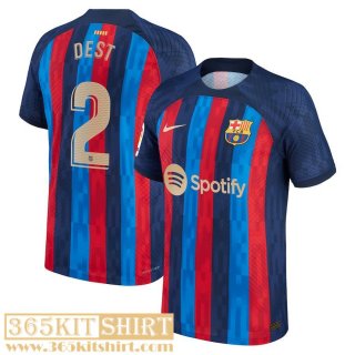Football Shirt Barcelona Home Mens 2022 2023 Sergiño Dest 2