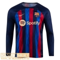 Football Shirt Long Sleeve Barcelona Home Mens 2022 2023