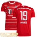 Football Shirt Bayern Munich Home Mens 2022 2023 Davies 19