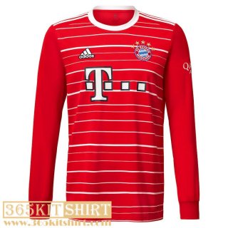 Football Shirt Long Sleeve Bayern Munich Home Mens 2022 2023
