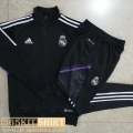 Jacket Real Madrid black Mens 2022 2023 JK408