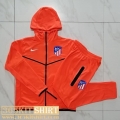 Hooded Jacket Atletico Madrid orange Mens 2022 2023 JK423