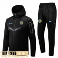 Hooded Jacket Inter Milan black Mens 2022 2023 JK425