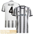 Football Shirt Juventus Home Mens 2022 2023 De Ligt 4