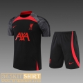 T-Shirt Liverpool black Mens 2022 2023 PL444