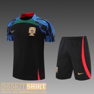 T-Shirt Portugal black Mens 2022 2023 PL464