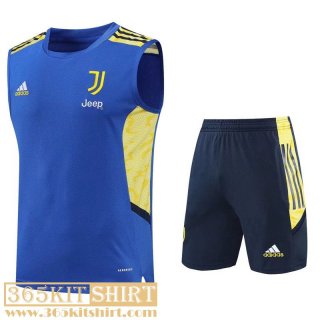 T-Shirt Sleeveless Juventus blue Mens 2022 2023 PL482
