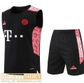 T-Shirt Sleeveless Bayern Munich black Mens 2022 2023 PL484