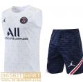 T-Shirt Sleeveless PSG White Mens 2022 2023 PL487