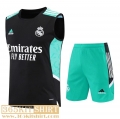 T-Shirt Sleeveless Real Madrid black Mens 2022 2023 PL490