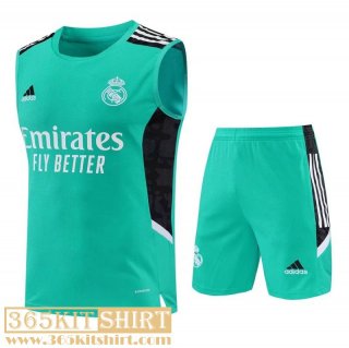 T-Shirt Sleeveless Real Madrid green Mens 2022 2023 PL491