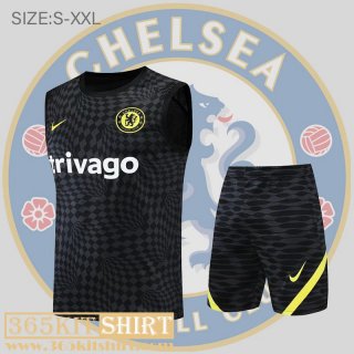 T-Shirt Sleeveless Chelsea black Mens 2022 2023 PL496