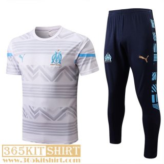 T-Shirt Marseille White Mens 2022 2023 PL542