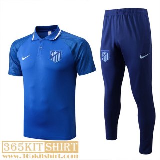 Polo Shirt Atletico Madrid blue Mens 2022 2023 PL565