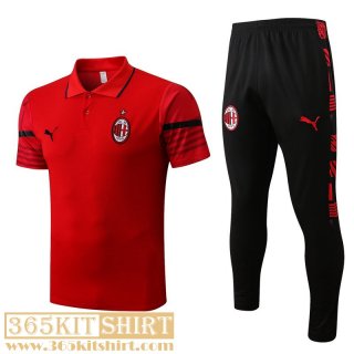 Polo Shirt AC Milan red Mens 2022 2023 PL574