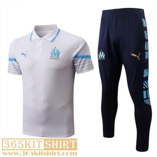 Polo Shirt Marseille White Mens 2022 2023 PL578