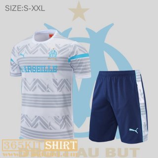 T-Shirt Marseille White Mens 2022 2023 PL600