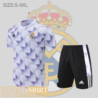 T-Shirt Real Madrid purple white Mens 2022 2023 PL601