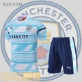 T-Shirt Manchester City blue White Mens 2022 2023 PL602