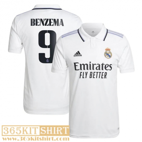 Football Shirt Real Madrid Home Mens 2022 2023 Benzema 9