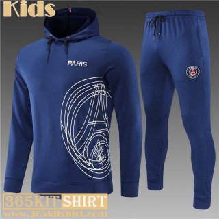 KIT: Hoodie PSG blue Kids 2022 2023 TK293