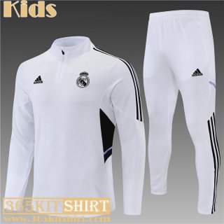 KIT: Training Real Madrid White Kids 2022 2023 TK295