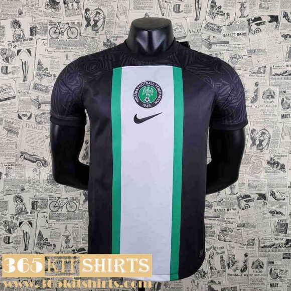 Football Shirts Nigeria Black Mens 2022 2023 AG23