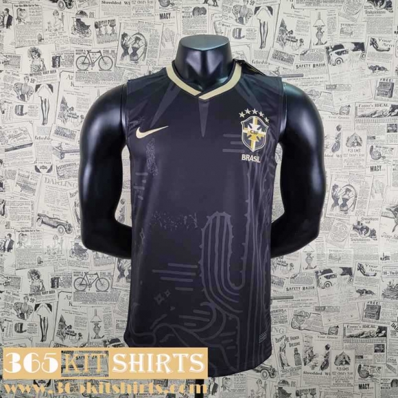 Football Shirts Brazil Black Mens 2022 2023 AG35