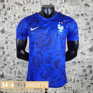Football Shirts France Blue Mens 2022 2023 AG81
