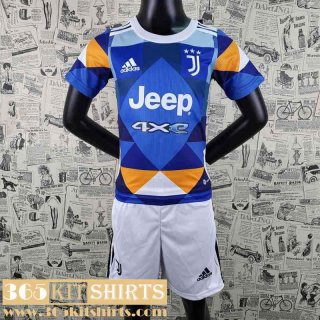 Football Shirts Juventus Blue Kids 2022 2023 AK27