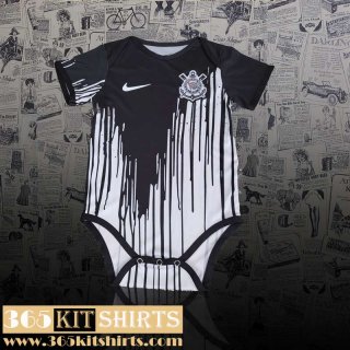 Football Shirts Corinthians Black White Baby 2022 2023 AK34