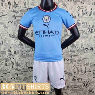 Football Shirts Manchester City Home Kids 2022 2023 AK47