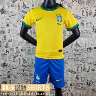 Football Shirts Brazil Home Kids 2021 2022 AK56