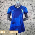 Football Shirts Brazil Blue Womens 2022 2023 AW34