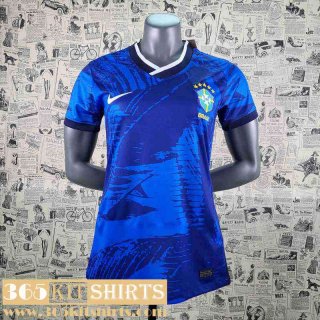 Football Shirts Brazil Blue Womens 2022 2023 AW34