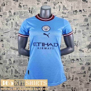 Football Shirts Manchester City Home Womens 2022 2023 AW37