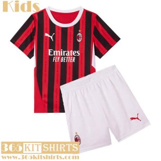 Football Shirts AC Milan Home Kids 2024 2025