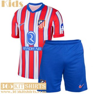 Football Shirts Atletico Madrid Home Kids 2024 2025