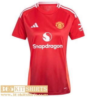 Football Shirts Manchester United Home Womens 2024 2025