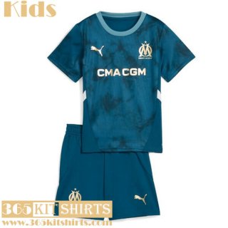 Football Shirts Marseille Away Kids 2024 2025