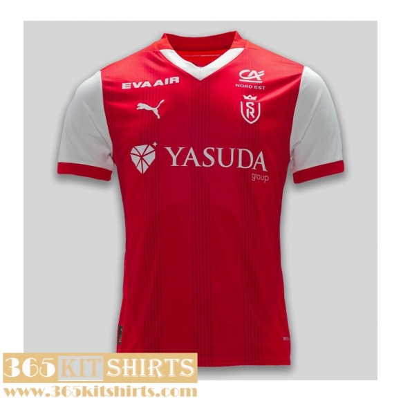 Football Shirts Stade Reims Home Mens 2024 2025