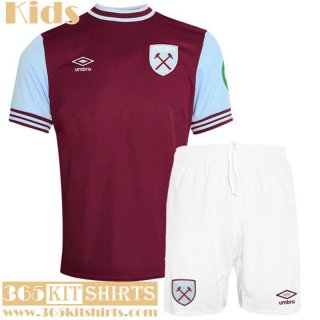 Football Shirts West Ham United Home Kids 2024 2025